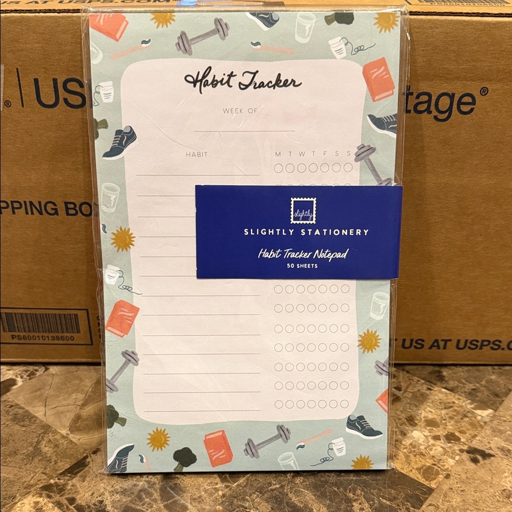 Habit Tracker Notepad - Multicolor
